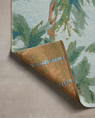 Loloi Botanical Sky / Green 18" x 18" Sample Rug