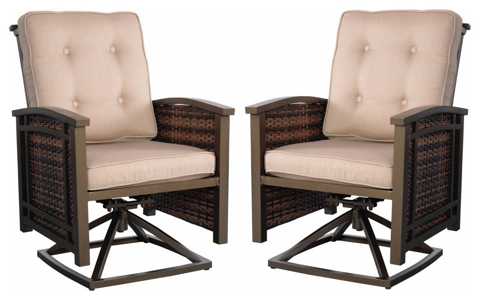 Palmetto Swivel Chair 2-pack - Bronze