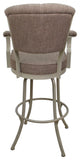 Miami Extra Tall 34" Swivel Metal Bar Stool - Noam Base, Basin Beige - Beige, 34"