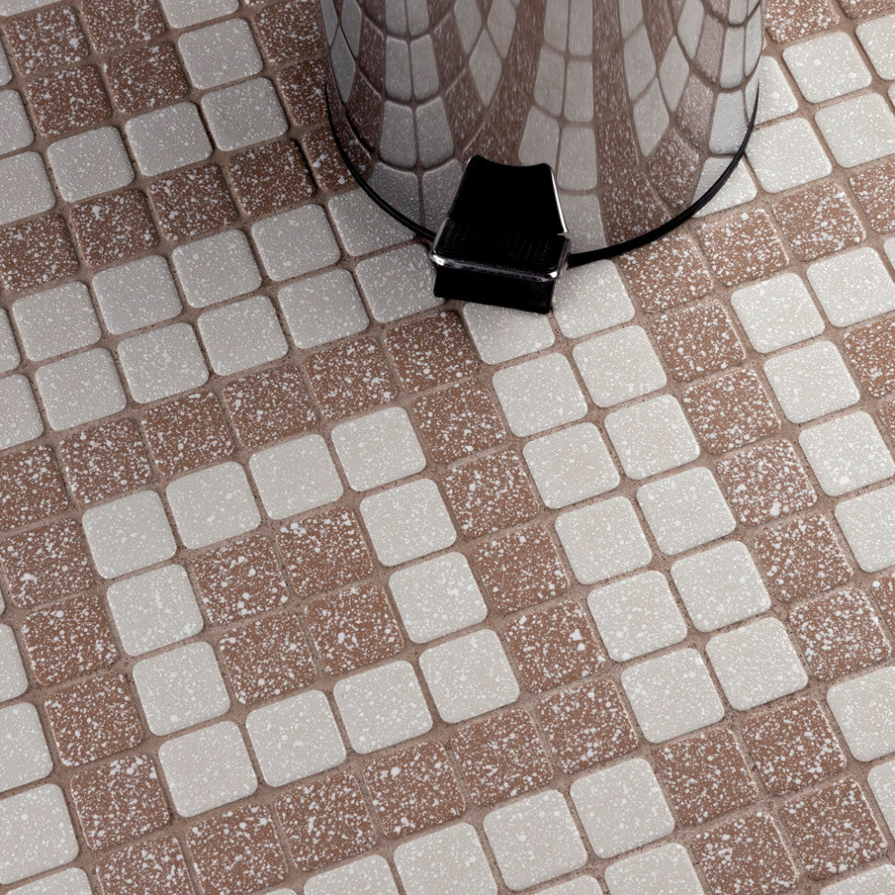 Crystalline Market Square Beige Porcelain Floor and Wall Tile
