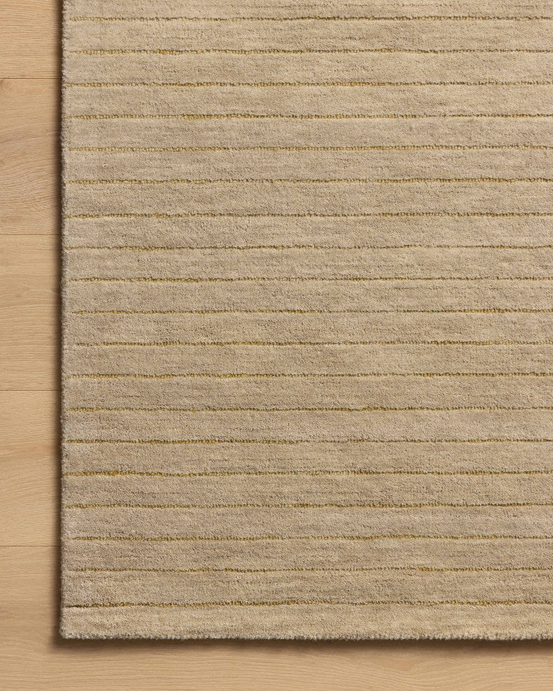 Chris Loves Julia x Loloi Henry Beige / Wheat 2'-3" x 3'-9" Runner Rug