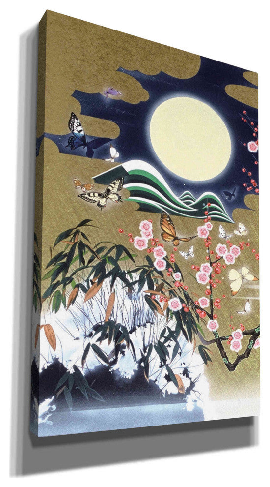 Epic Graffiti 'Mugen 1' by Zigen Tanabe, Giclee Canvas Wall Art, 26"x40"