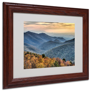 'Shenandoah Autumn' Matted Framed Canvas Art by Pierre Leclerc