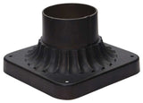 Maxim 2001 Square Aluminum Pier Mount - Bronze