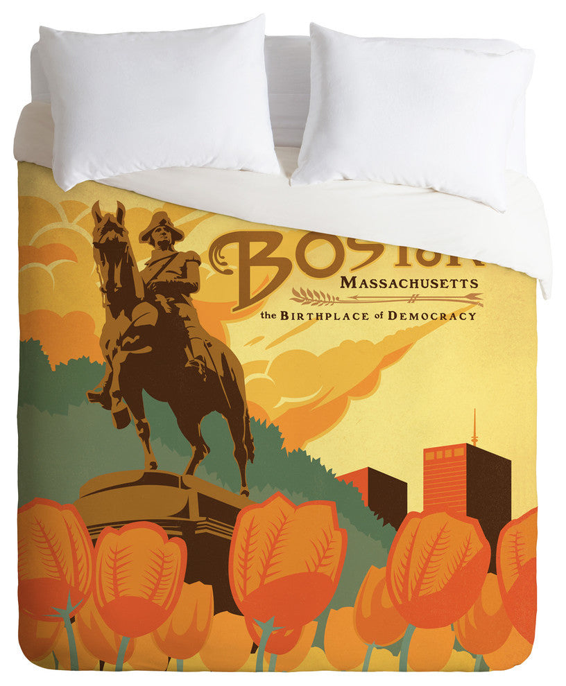 Deny Designs Anderson Design Group Boston Duvet Cover - Lightweight