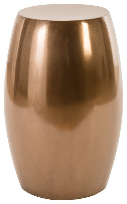 Vex Side Table, Polished Bronze