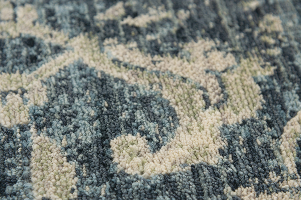 Rizzy Home PNM108 Platinum Area Rug 5'x8' Blue