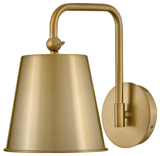 Lark Blake 11.5" Single Articulating Sconce, Lacquered Brass