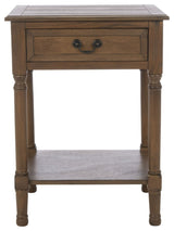 Safavieh Whitney 1 Drawer Accent Table, Brown