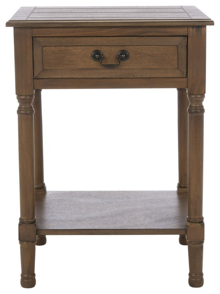 Safavieh Whitney 1 Drawer Accent Table, Brown