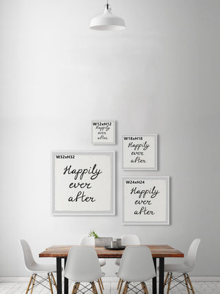 "Happily Ever After II" Framed Painting Print, 12x12
