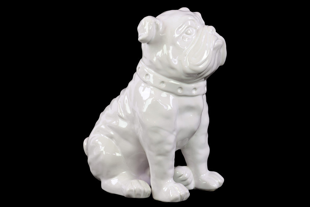 Ceramic Figurine, Gloss White