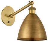 Innovations 317-1W-BB-MBD-75-BB-LED 1-Light Sconce, Brushed Brass