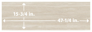 Larchwood Maple Fluted Ceramic Wall Tile