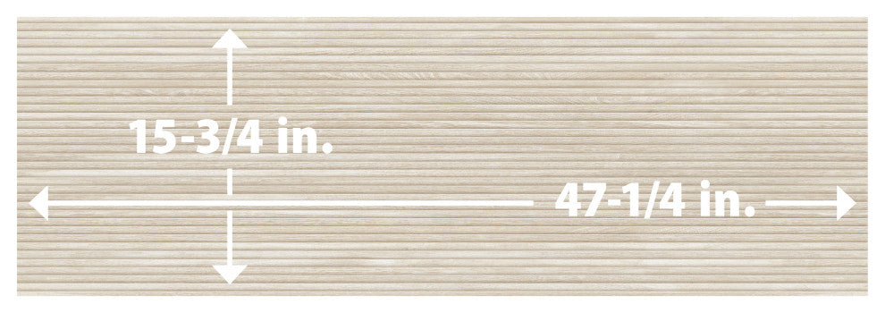 Larchwood Maple Fluted Ceramic Wall Tile