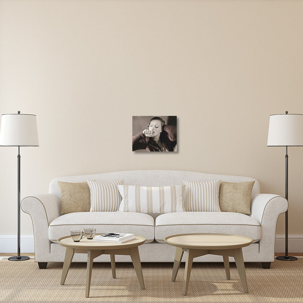 "Greta Garbo" Stretched Canvas Giclee by Hollywood Photo Archive, 22"x18"