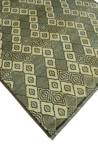 Balochi Cathryn Ivory/Charcoal Rug, 5'2x6'7