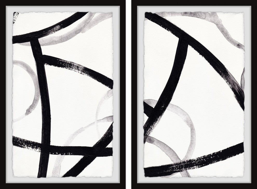 Winding Trails Diptych, Set of 2, 20x30 Panels
