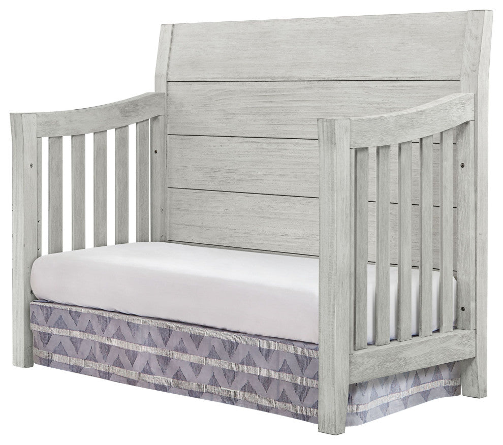 Timber Ridge 57"W Wood Convertible Crib, Weather Washed Sierra
