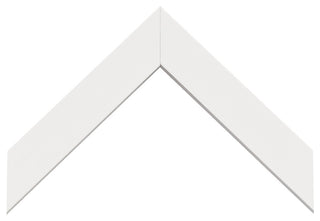 Ellis Framed Wall Mirror, White, 28"x24"
