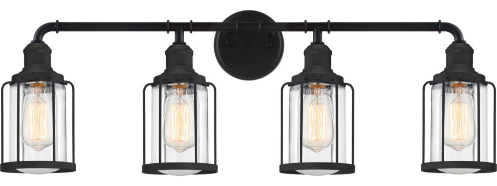 Ludlow 4-Light Bath Vanity, Earth Black