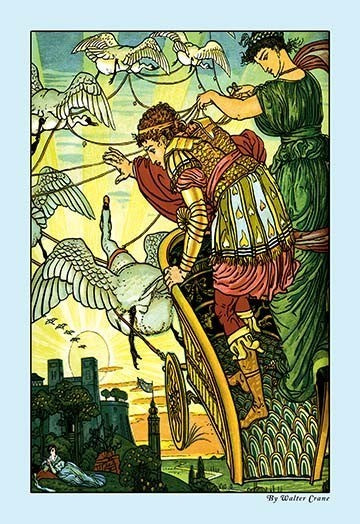 The Fairy of the Desert Carries Off the King - Gallery Wrapped Canvas Art