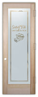 Laundry Door - Sorting Out Life Laundry Basket - Douglas Fir (stain grade) -...
