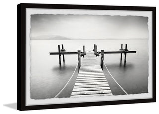 "Bring the Boat" Framed Painting Print, 24x16