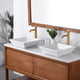 Luxier CS-006 Flat Square Bathroom Ceramic Vessel Sink Art Basin in White