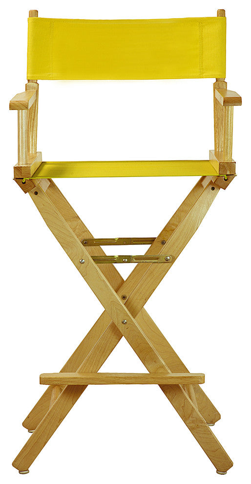 030" Director's Chair Natural Frame-Yellow Canvas