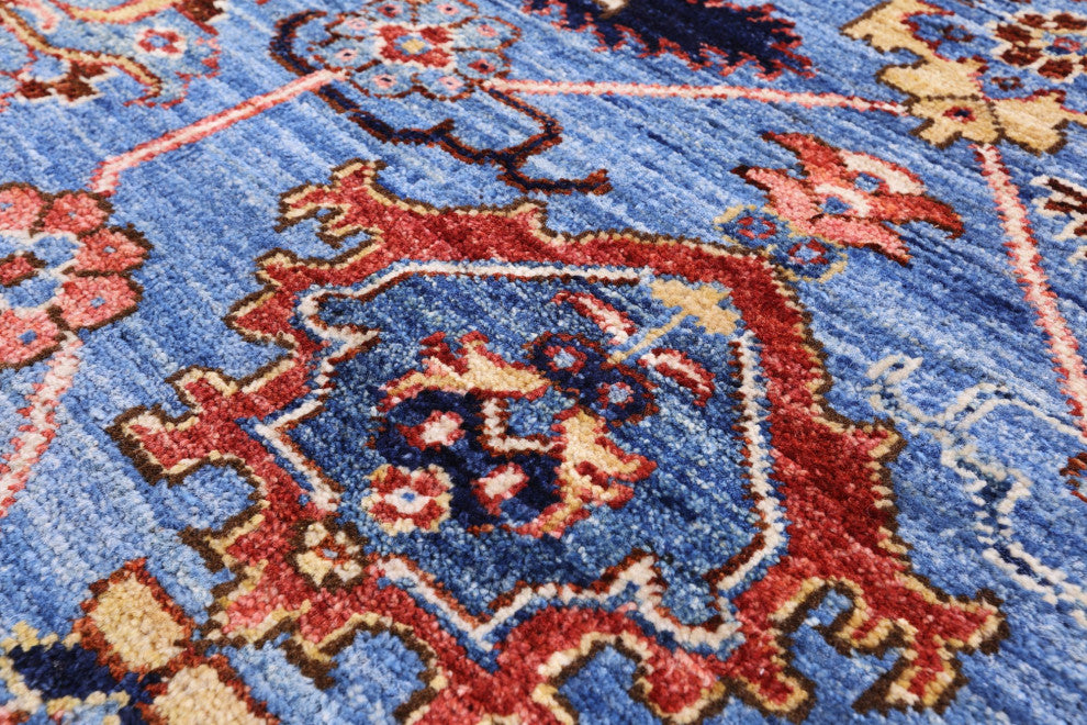 3' 10" X 11' 10" Persian Fine Serapi Handmade Runner Rug - Q12902