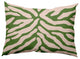 Animal Stripe Decorative Throw Pillow, Light Olive, 14"x20"