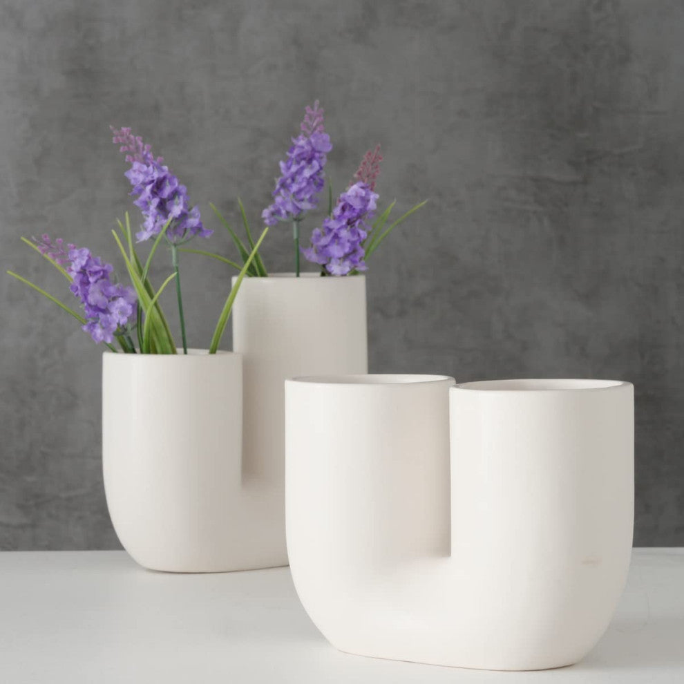 Tubular Vases, Set of 2