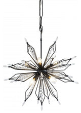 Varaluz Orbital 8-Lt Small Pendant - Carbon