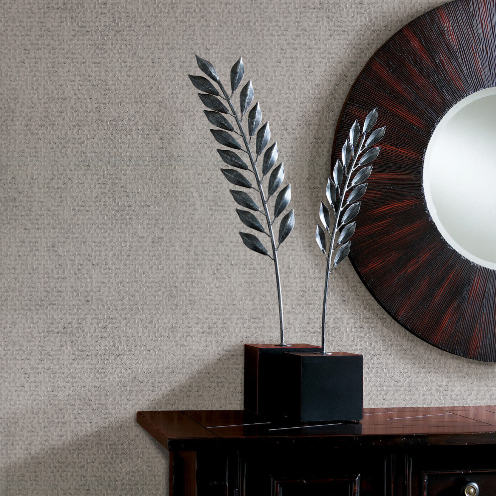 Carbon Silver Honeycomb Geometric Wallpaper Bolt