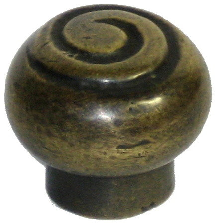 Spiral Front Knob, Small