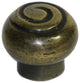 Spiral Front Knob, Small