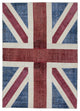 Rug N Carpet - Hand-knotted Anatolian 5' 8'' x 7' 11'' Flag Patchwork Rug
