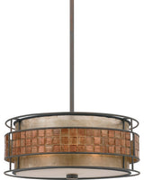 Quoizel MC842CRC Three Light Pendant Laguna Renaissance Copper