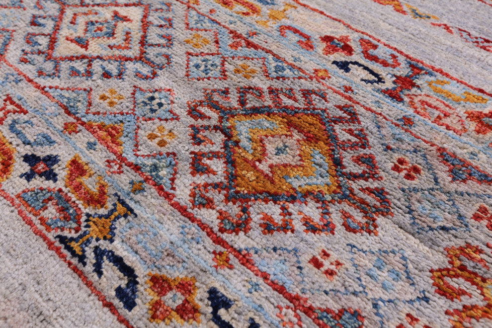 Handmade Super Kazak Khorjin Rug 3' 2" X 5' 0" Q11071