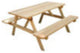32" Red Cedar Park Style Picnic Table, 10'