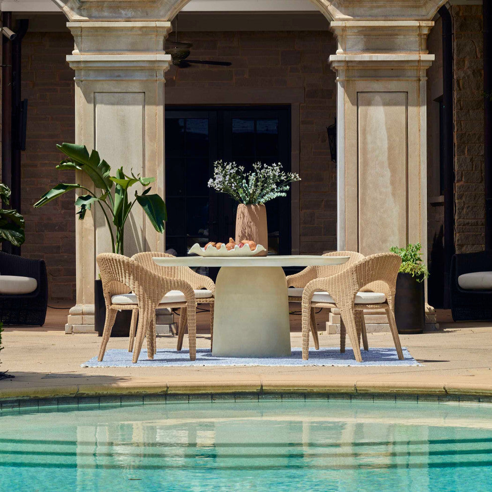 Uttermost Kavali Outdoor Wicker Dining Armchair