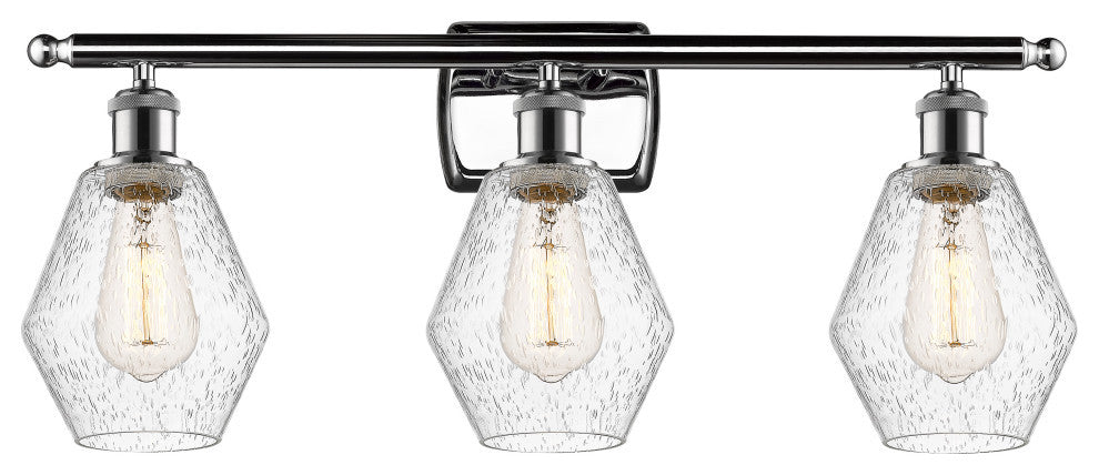 Innovations 516-3W-PC-G654-6-LED 3-Light Bath Vanity Light, Polished Chrome