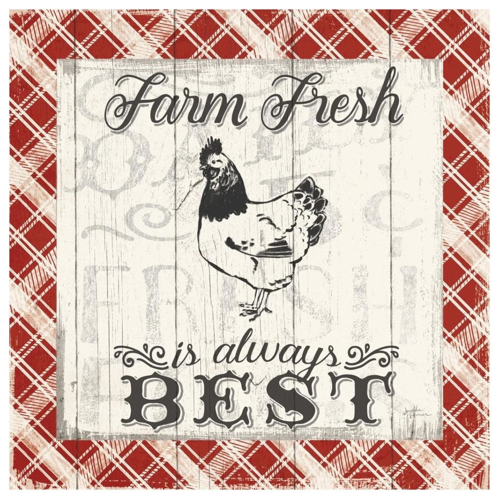 "Farmers Market III" Digital Paper Print by Janelle Penner, 38"x38"