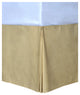 Cottonpure Colors Sustainable Cotton Bed Skirt, Wheat, Full