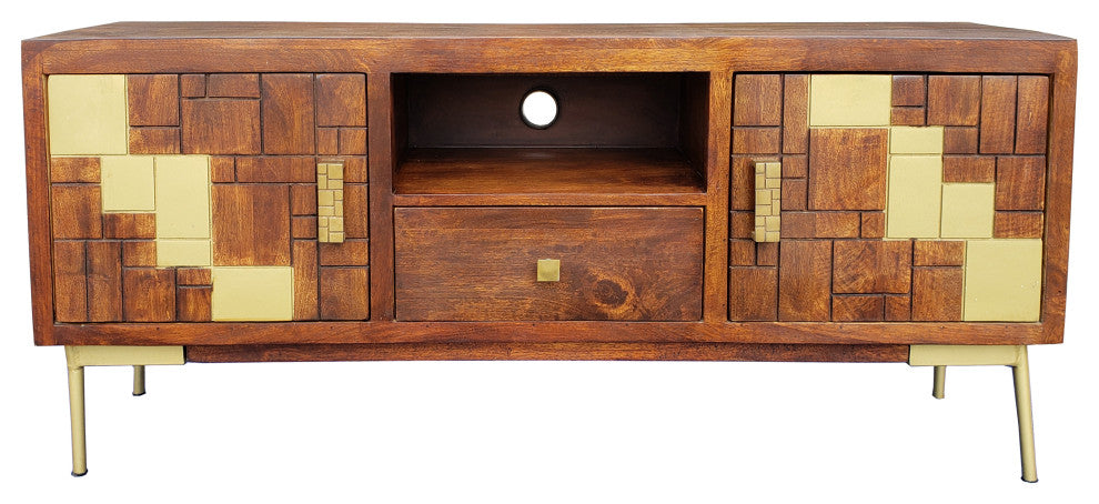 Montevideo Mango Wood Media Center