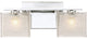 Quoizel WCP8602C Two Light Bath Fixture, Polished Chrome Finish