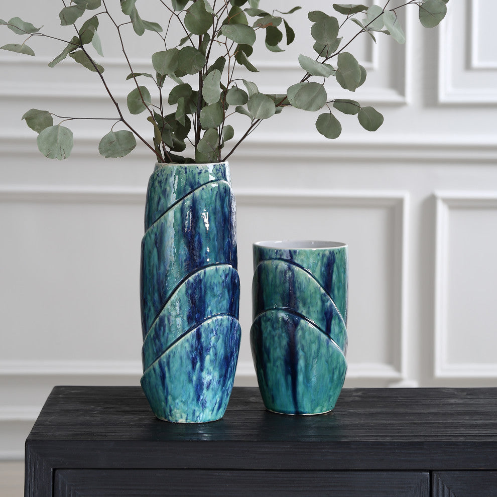 Uttermost Tranquil Duo, Vases, Set of 2