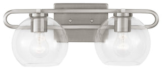 Codyn 2-Light Bath Vanity, Brushed Nickel