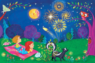 "Beautiful Night" Painting Print on Canvas by Curtis